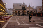 Ранним утром на главной площади Венеции