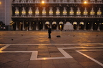 Раннее утро на площади Сан-Марко в Венеции. Пока почти нет