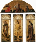 Триптих Св. Себастьяна (1460-64). Венеция, Галерея Академии.