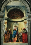 Мадонна на троне со святыми Петром, Екатериной, Лючией и Иеронимом