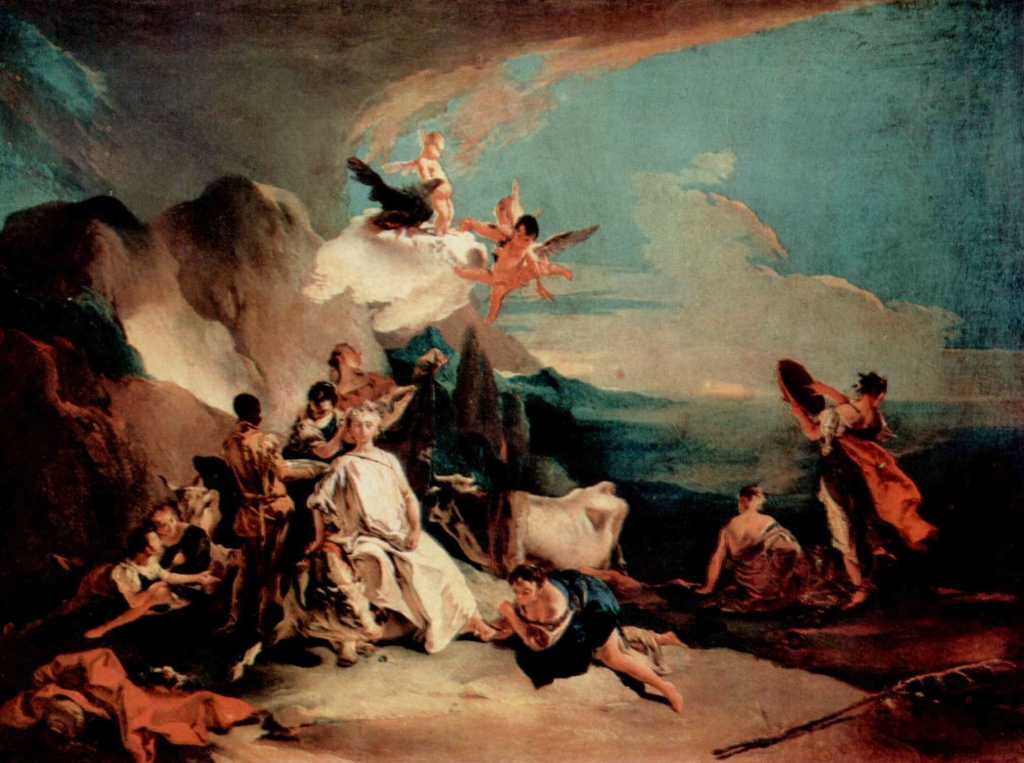 Джованни Баттиста Тьеполо, Похищение Европы, 1720—1722