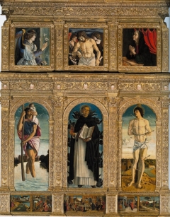 Полиптих Св. Винченцо Феррера (после 1464). Ц. Санти Джованни э Паоло, Венеция.